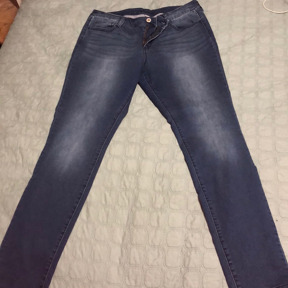 Dark blue jeans